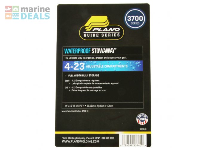 Plano 3740-10 Waterproof StowAway Utility Box L Carousel 2