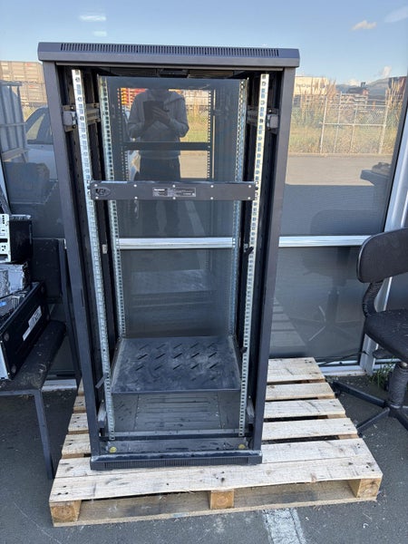 27U Open-Frame Server or Comms Rack Cabinet 3/4 height. Carousel 1