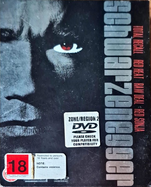 Schwarzenegger 4 movie pack (Region 2 Version) Carousel 1