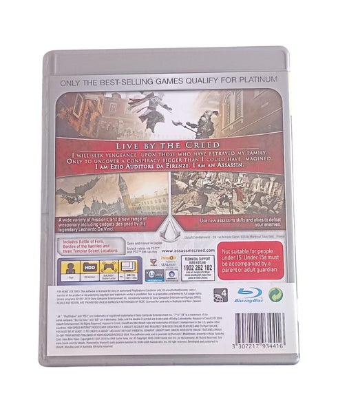 Assassin's Creed II Game Of The Year Edition PS3*Mint*complete Carousel 3