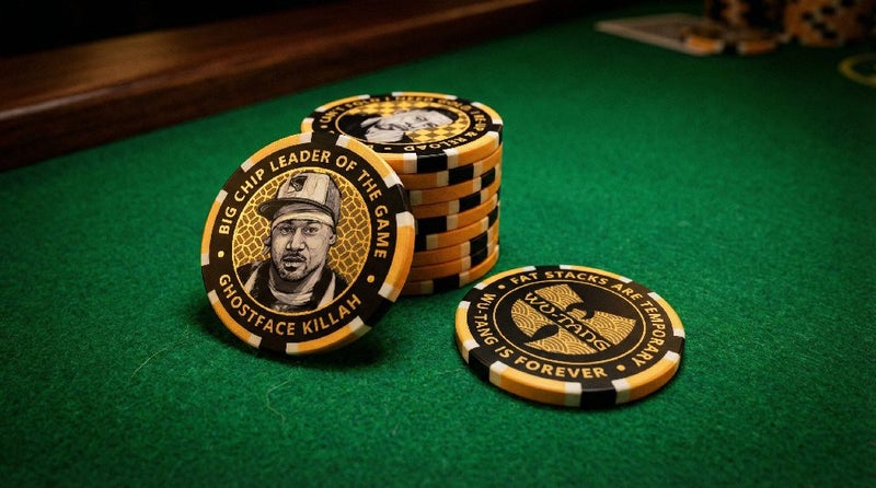 Wu-Tang Ceramic Casino Spec Poker Chips - Wu OG Members Set 10 x chips