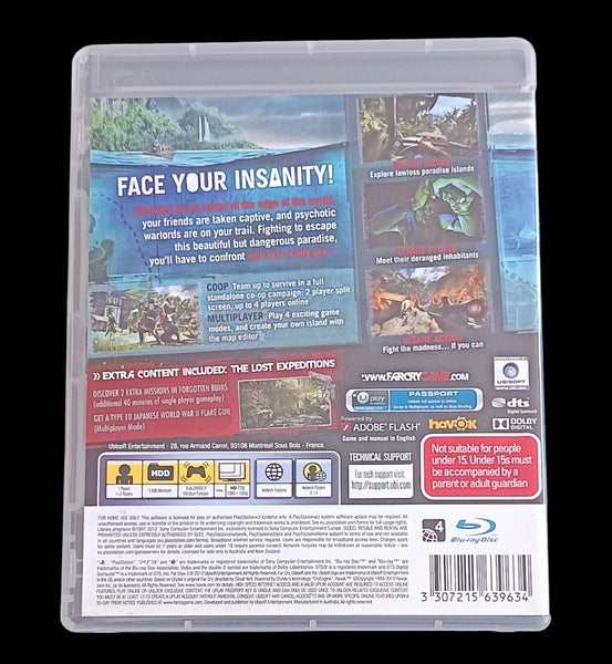 FarCry 3 PS3 *Mint*Complete Carousel 3