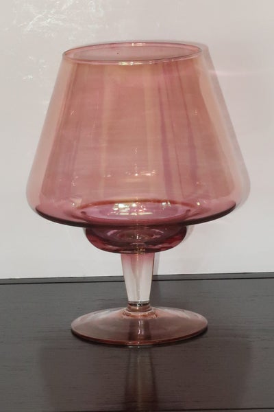 ***GORGEOUS EMPOLI GLASS AMAZING COLOUR AND DISTINCTIVE PEDESTAL BASE*** Carousel 2