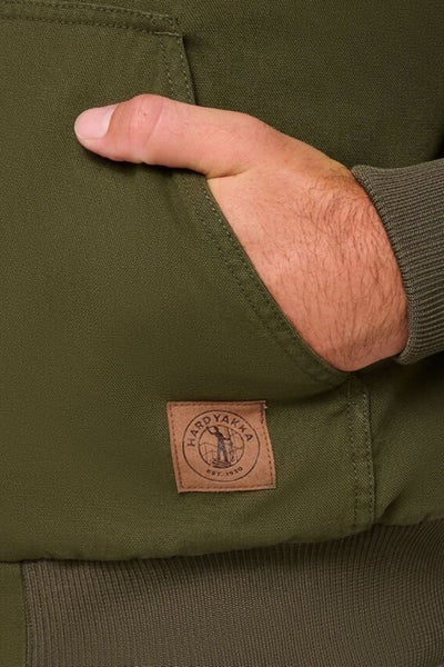 Hard Yakka Canvas Bomber Jacket Carousel 4