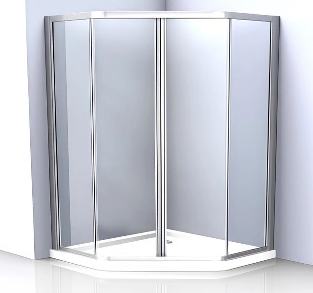 CLEARANCE!!! Diamond Shape Corner Shower Carousel 1