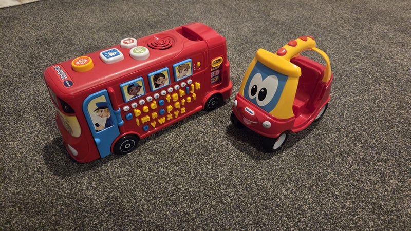 Vtech Playtime Bus and Little Tikes Car - $1 RESERVE!!! Carousel 1