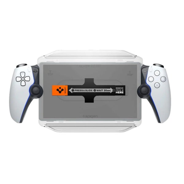 Spigen Glas.tR EZ FIT Tempered Glass Screen Protector for PlayStation Portal Carousel 6