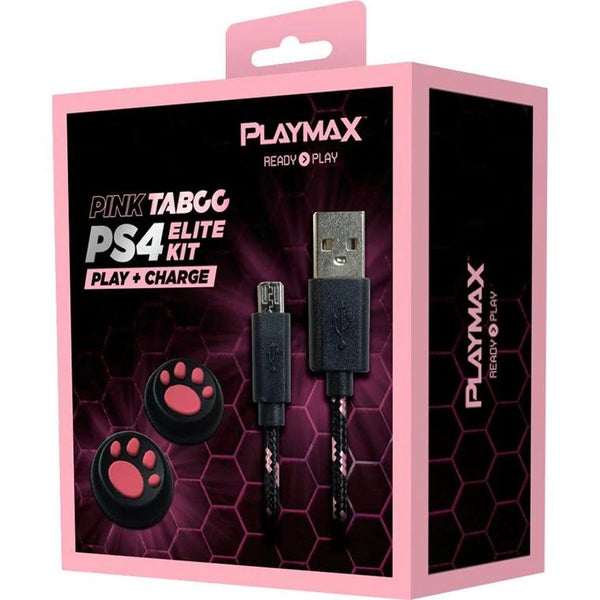 Playmax PMPTPS4PC Playmax Pink Taboo PS4 Play and Charge Elite Kit [PMPTPS4PC] Carousel 3