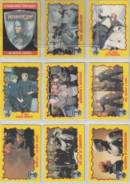 1990 TOPPS ROBOCOP 2 COMPLETE SET OF 88 CARDS IN MINT CONDITION (VERY RARE) Carousel 1