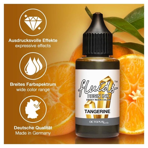 Octopus Resin Ink 30ml Tangerine Orange OCTORIOR050 Carousel 3