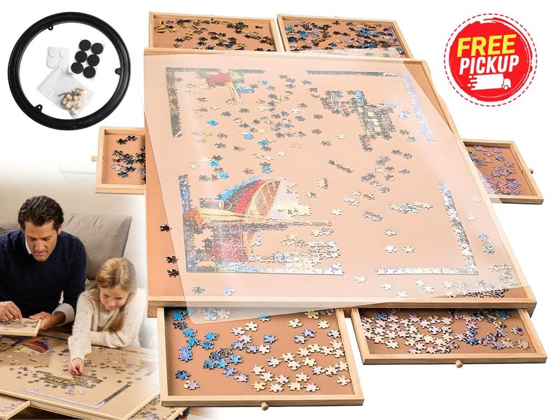 Jigsaw Table Puzzle Craft Board Table Game - (NZ CLEARANCE) Carousel 1
