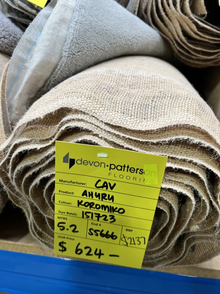 5.2m x 3.6m Carpet End - Ahuru "Koromiko" Bremworth 52oz 100% Wool SRP $2137