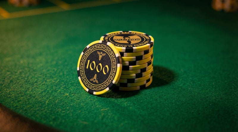 Wu-Tang Clan Ceramic Casino Spec Poker Chips - $1000 Denomination Set 10 x chips Carousel 1