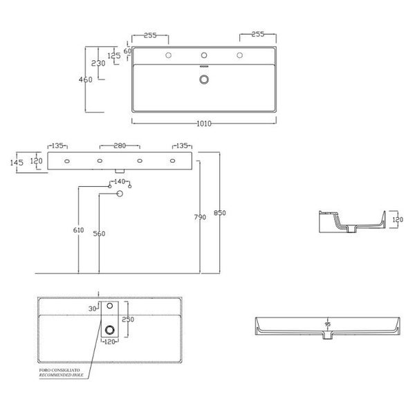 DELETED LINE - KIUB WALL BASIN 1010 X 460 Carousel 2
