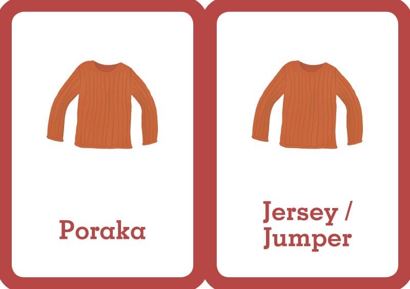 My First Words in Maori Flashcards Carousel 2