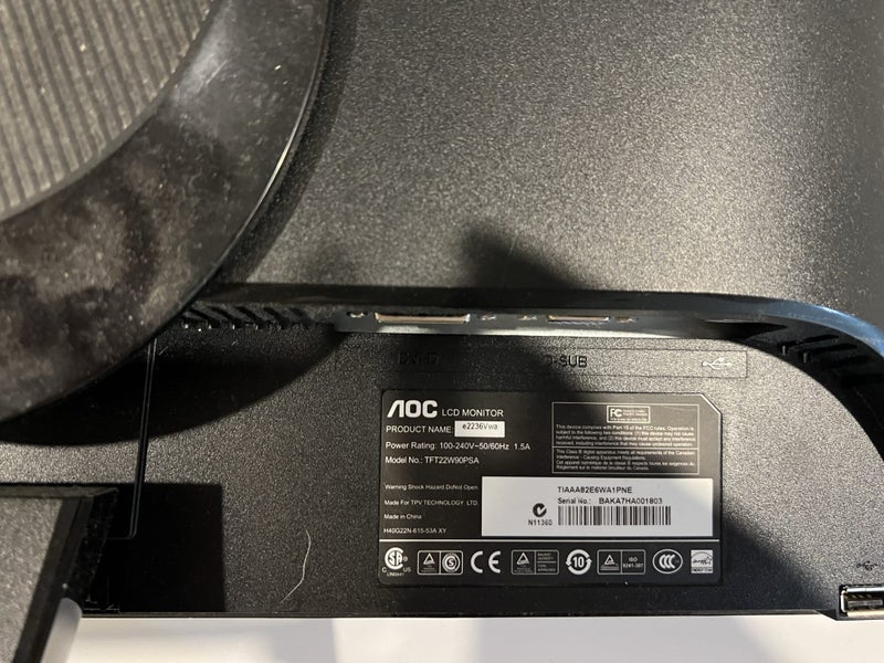 Computer monitor AOC Carousel 2