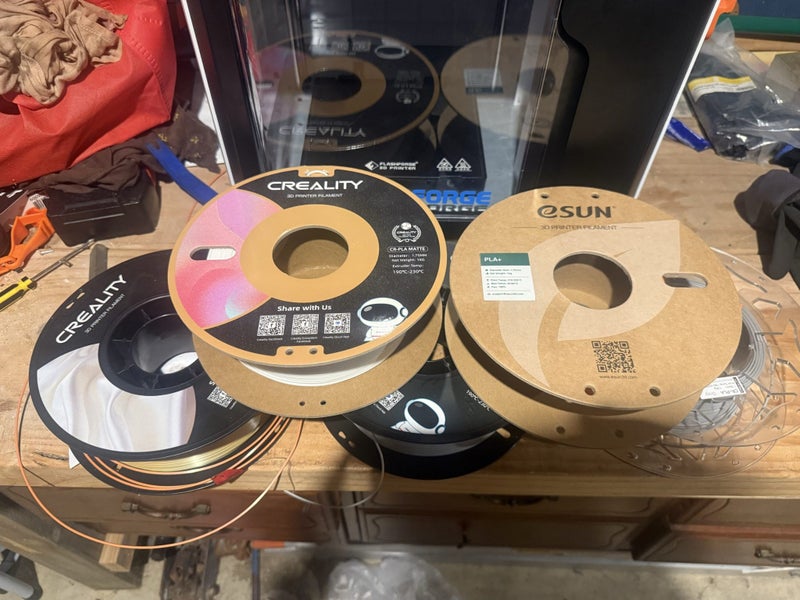 Flashforge Adventurer 3 3D Printer + Creality dry box Carousel 4