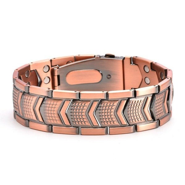 3X Ultra Strength Magnetic Bracelet for Men Copper Bracelet 3800 Gauss Magnets Carousel 11