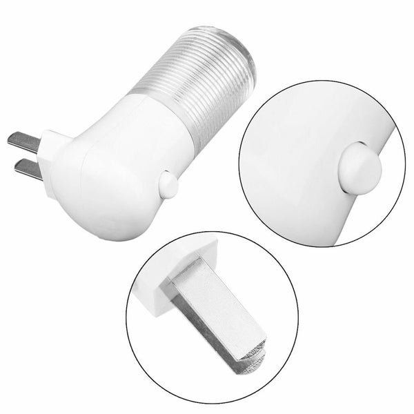 1 x LED Night Light Wall Plug-in Bright Light White Saving Energy AC Powereds Carousel 1