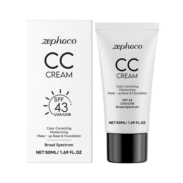 2pcs Color Correcting CC Cream with SPF 43 Sunscreen Moisturizing Foundation ... Carousel 13