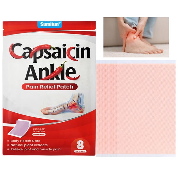 24PC Capsicum Plaster Patches Pain Relieving Muscle Relief Injury Heat Therapy Carousel 1