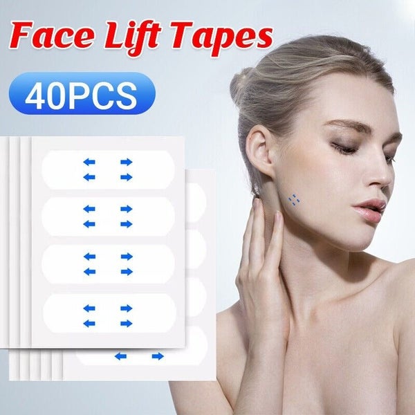 40PCS Invisible Face Neck Chin Eye Lift Facelift Sticker V Shape Tapes Carousel 1
