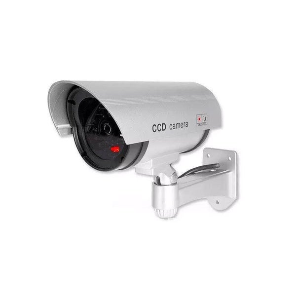 2PCS Power Dummy Fake Security CCTV Camera Flash LED Light Outdoor Surveillance Carousel 11