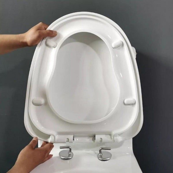 2 Pcs Universal Toilet Seat Hinges Spare Replacement Fitting Bathroom Carousel 6