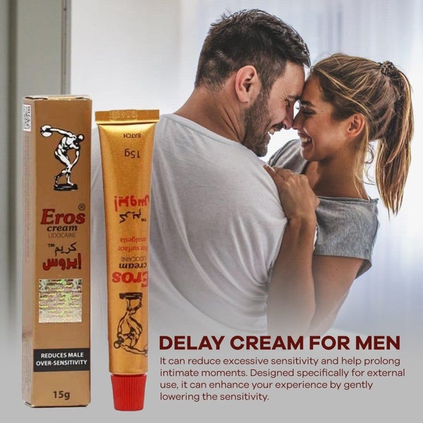 15g Eros Men Delay Cream New With Box Men-Long Lasting 2pcs Carousel 2