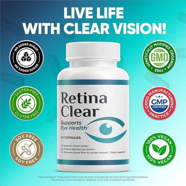 Retina Clear Vision Support Supplement - Eye Health Formula with Lutein, Zeaxant Carousel 2