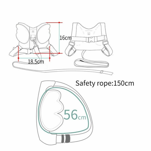Toddler Anti-Lost Backpack Child Baby Safety Walking Harnesses Reins Leash Carousel 9