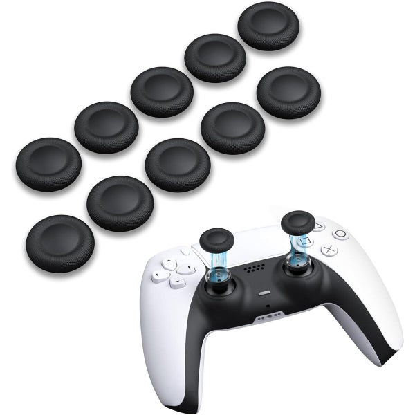 Joystick Replacement Grip Caps for PS4/PS5 Controller,PS5/PS4 Thumb Grips Caps,A Carousel 1