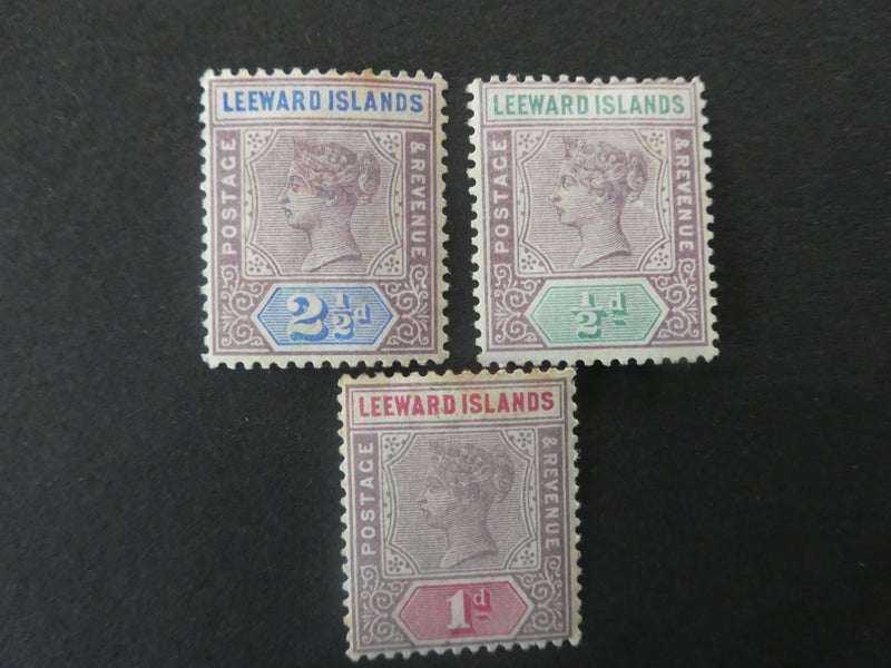 Mint Leeward Islands-$1res Carousel 5