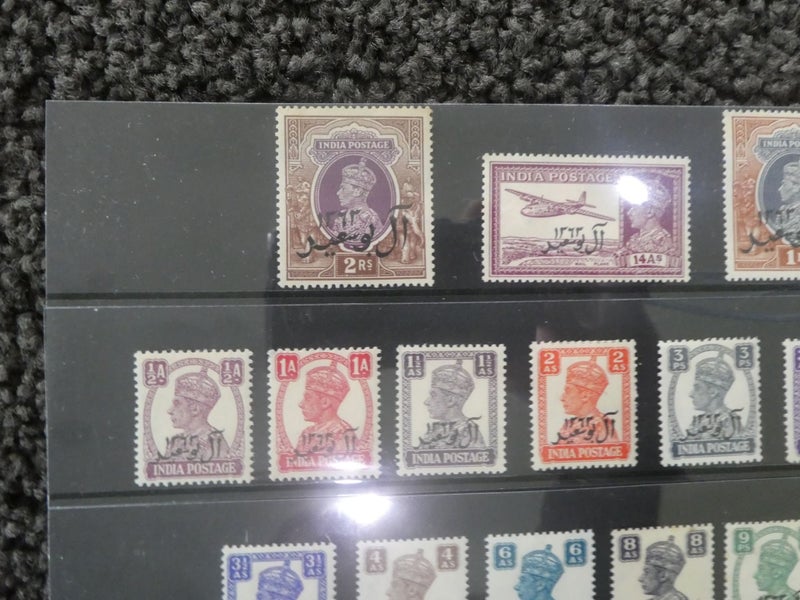 Mint British India overprints-$1res Carousel 2