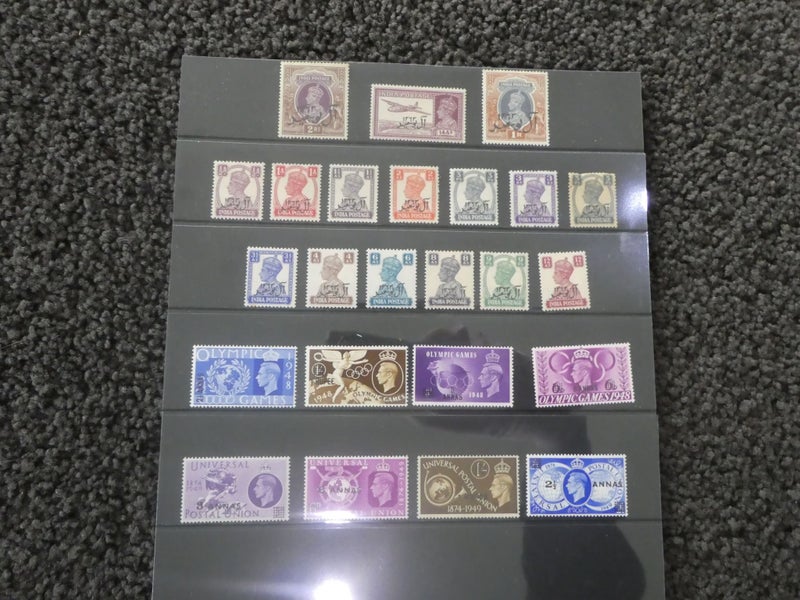 Mint British India overprints-$1res Carousel 6