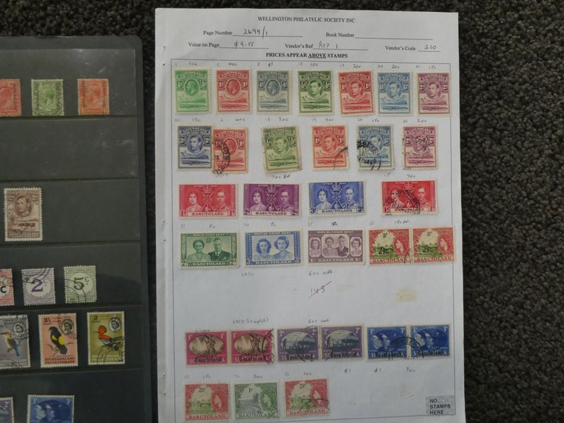 British Africa Basutoland etc-$1res Carousel 10