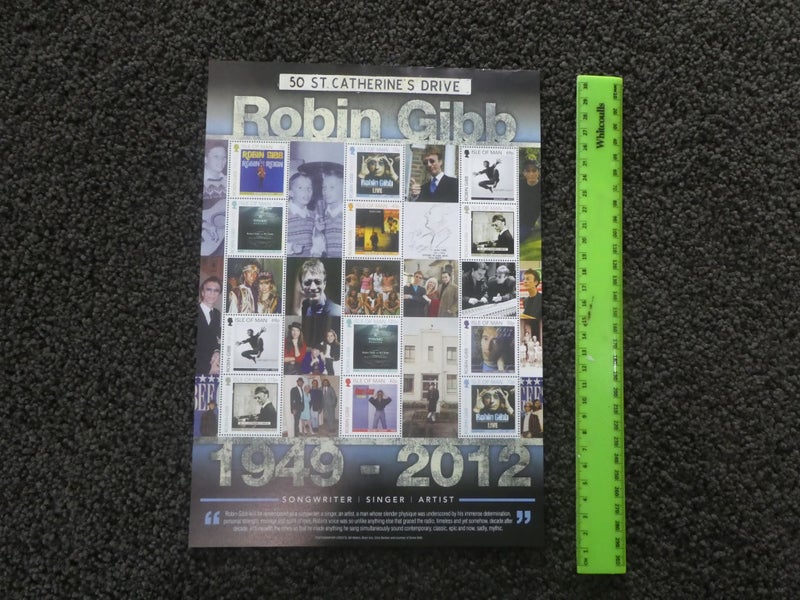 Robin Gibb big Minisheet-$1res Carousel 1