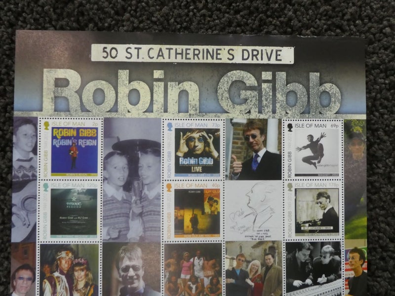 Robin Gibb big Minisheet-$1res Carousel 2