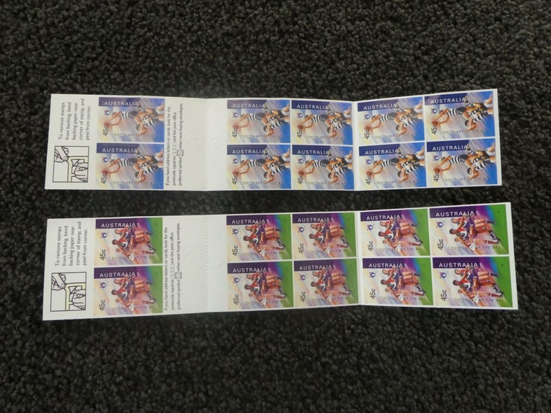 Mint Australia stamp books-$1res Carousel 2