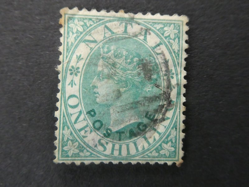 Natal One Shilling stamp-$1res Carousel 1