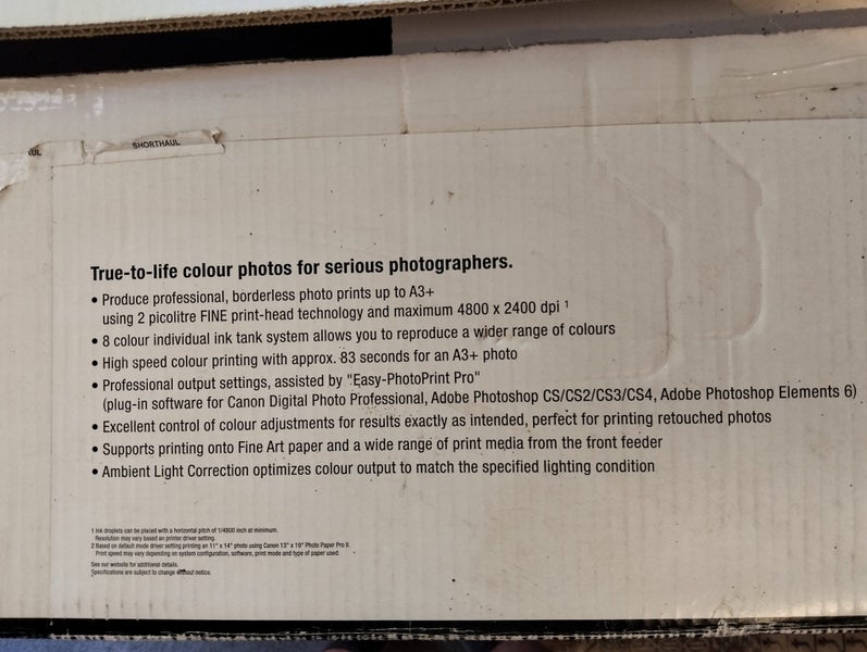 Canon PIXMA Pro 9000 Mark II Colour Printer Carousel 4