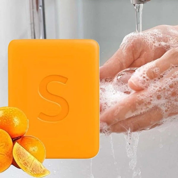 2pcs Swarva Persimmon Soap Bar Body Odor Control Deodorant Soap For Men & Women Carousel 2