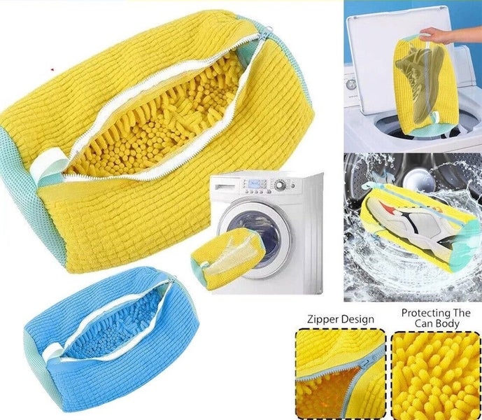 2pcs Laundry Shoes Washing Bag for Washing Machine Sneaker Mesh Wash Cleaning... Carousel 1