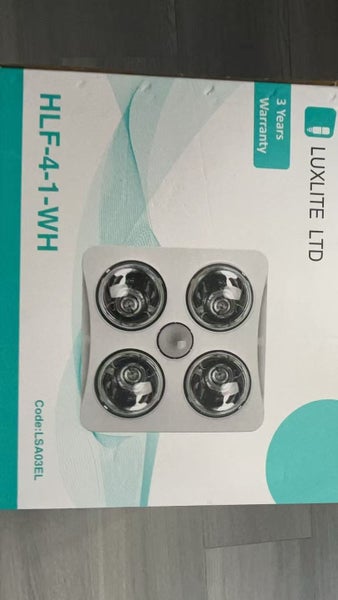 4 in 1 toilet light and fan! new Carousel 1