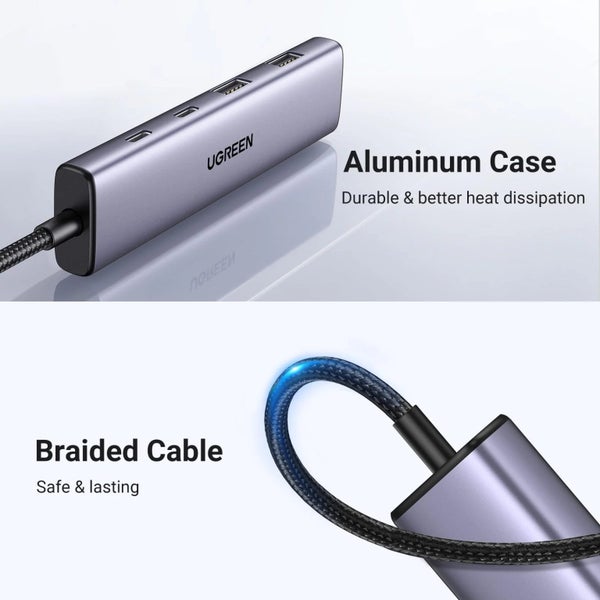 UGREEN USB-C to 4 Ports Hub Splitter USB-C To 2x USB-A & 2x USB-C [UG-15395] Carousel 8