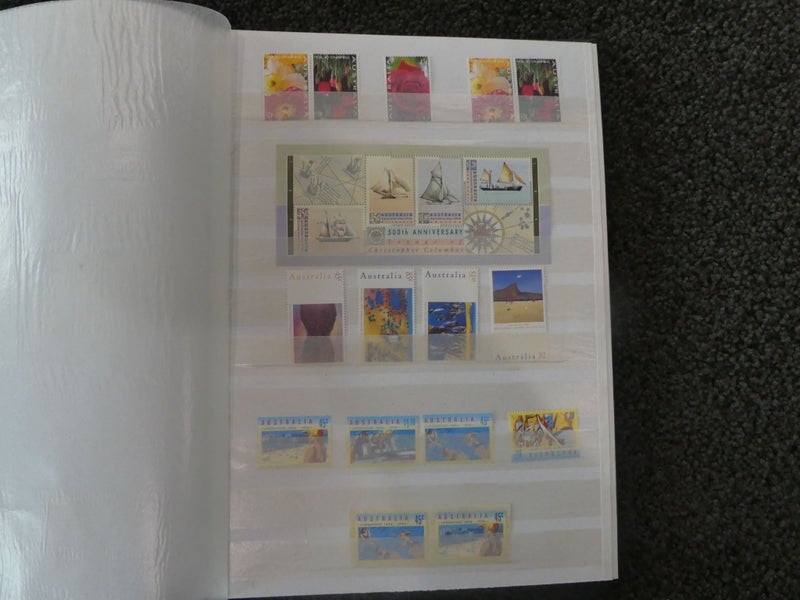 Mint Australia & Britain stockbook-$1res Carousel 2