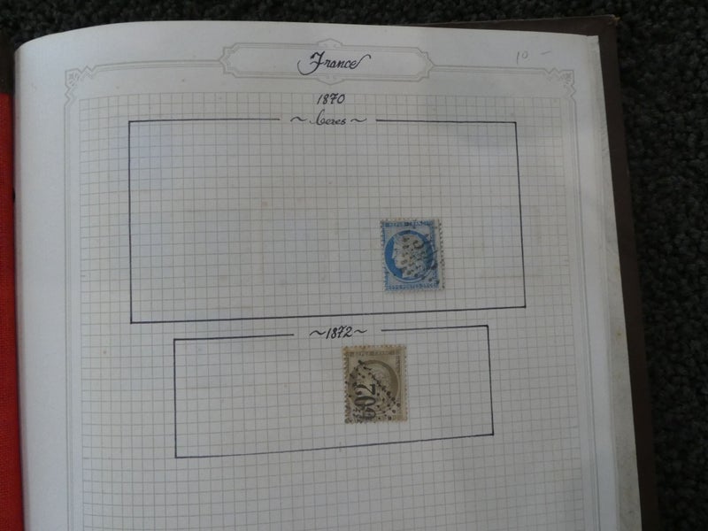 Old France Stamp album-$1res Carousel 2