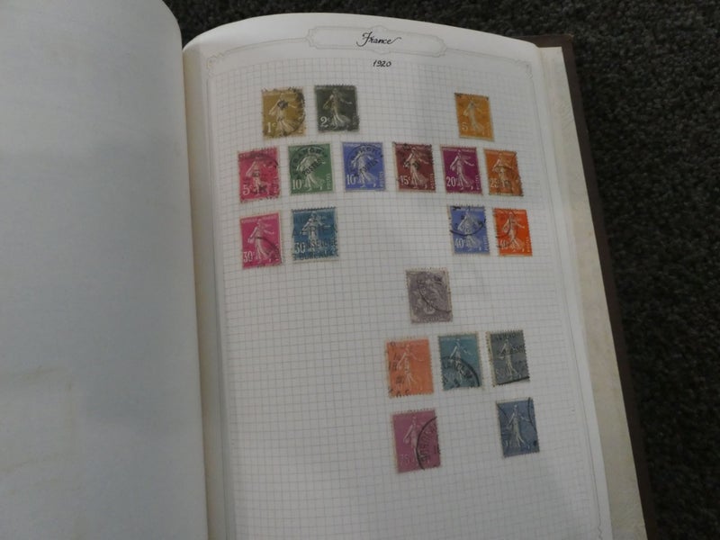 Old France Stamp album-$1res Carousel 20