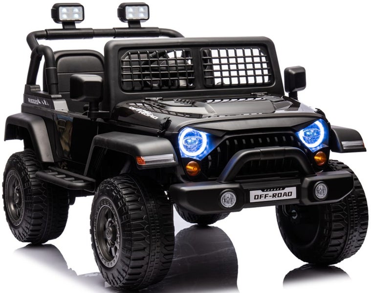 Kids Electric Ride On Jeep Black NEL-617 Carousel 1