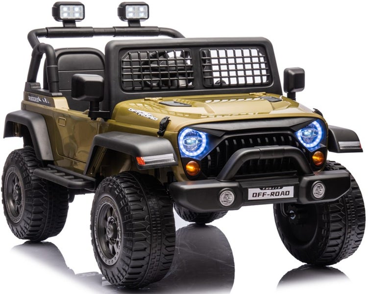 Kids Electric Ride On Jeep Green NEL-617 Carousel 1